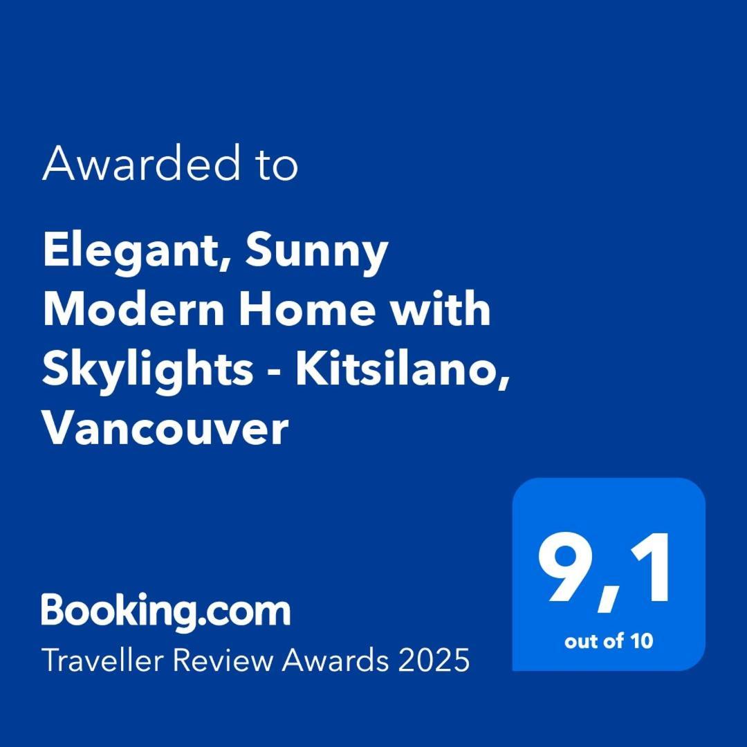 Elegant, Sunny Modern Home With Skylights - Kitsilano, Βανκούβερ Εξωτερικό φωτογραφία